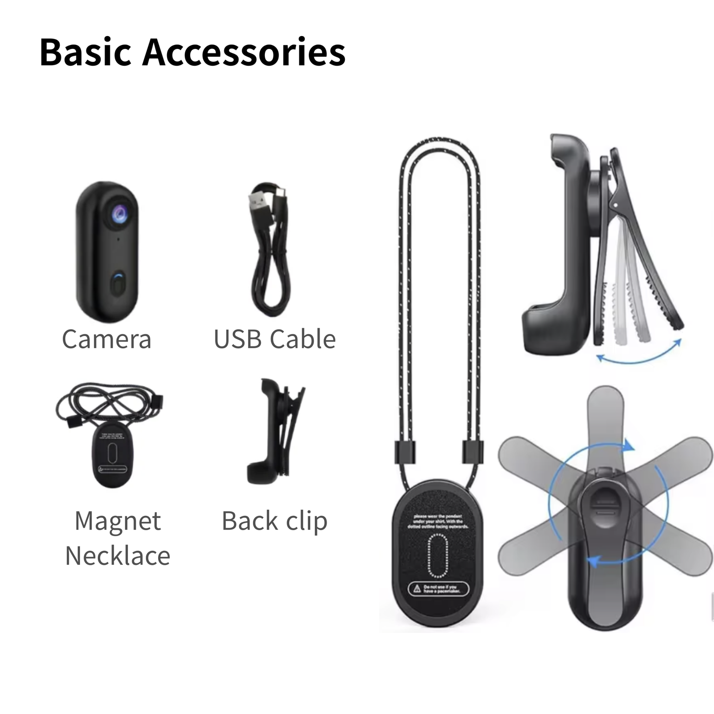 CamPro -4K Hands-Free POV Action Camera