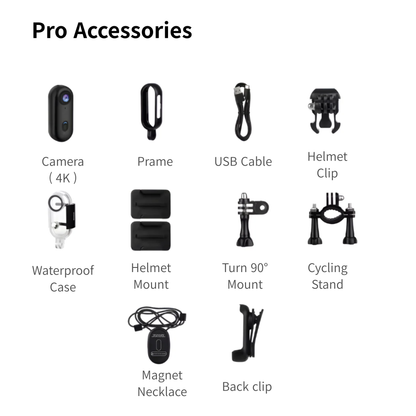 CamPro -4K Hands-Free POV Action Camera